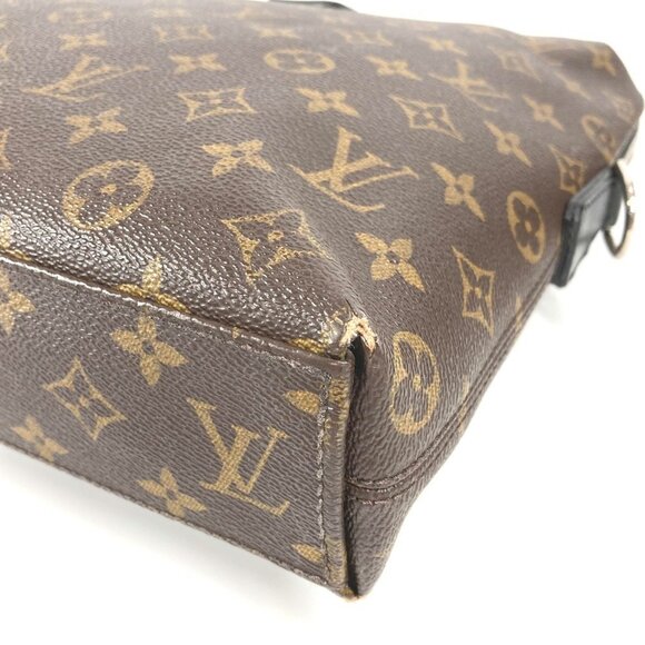 LOUIS VUITTON Authentic Black Monogram Canvas Bag - Picture 5 of 16